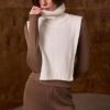 Turtleneck Dickie Angora Wool Warm Soft Collar High