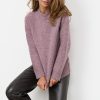 Soft Relaxed Fit Wool Sweater Merino Mohair Knit
