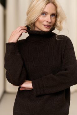 Alpaca Turtleneck Sweater Warm Mohair Wool Knit Pullover