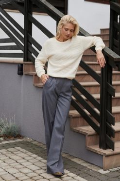 Alpaca Sweater Loose Fit Meino Wool Top Mohair