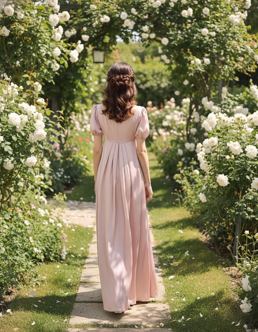 Blush Pink Whisper Puff Sleeve Dress Dreamy Empire Blush Pink Whisper Puff Sleeve Dress Dreamy Empire