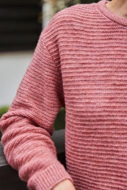 Alpaca Sweater Loose Fit Meino Wool Top Mohair
