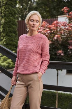 Alpaca Sweater Loose Fit Meino Wool Top Mohair