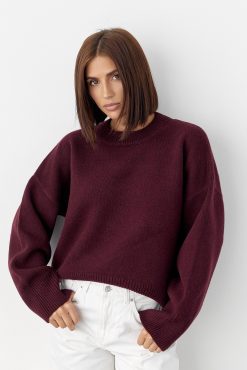 Cashmere Merino Knit Sweater Oversize Wool Pullover Soft