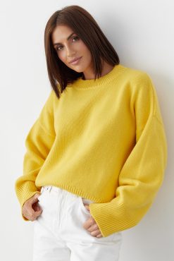Cashmere Merino Knit Sweater Oversize Wool Pullover Soft