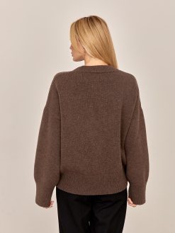 Cashmere Merino Knit Sweater Oversize Wool Pullover Soft